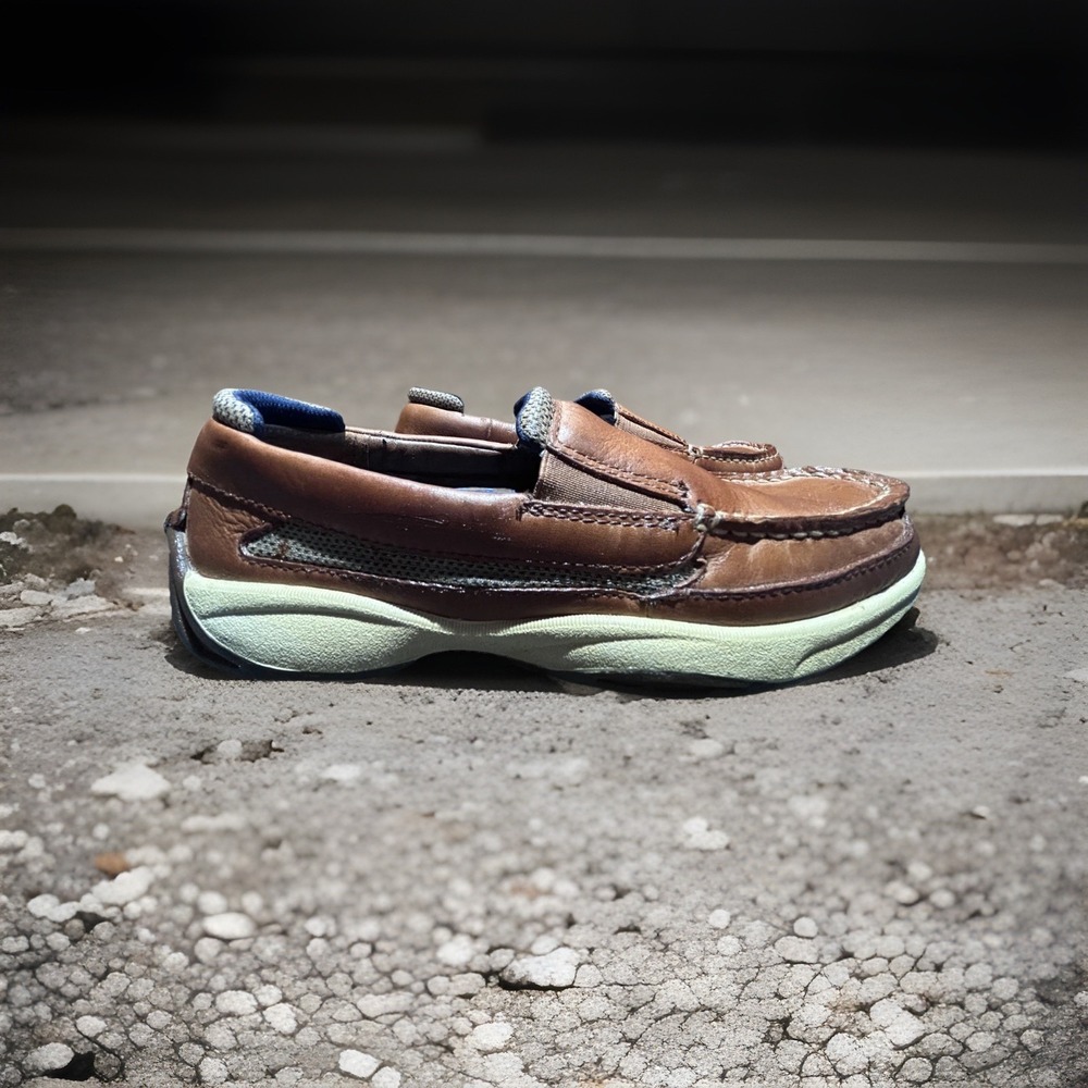 Sperry‎ Men's Intrepid Slip On Boat Shoes Size 8M-STS 10841-Leather Upper